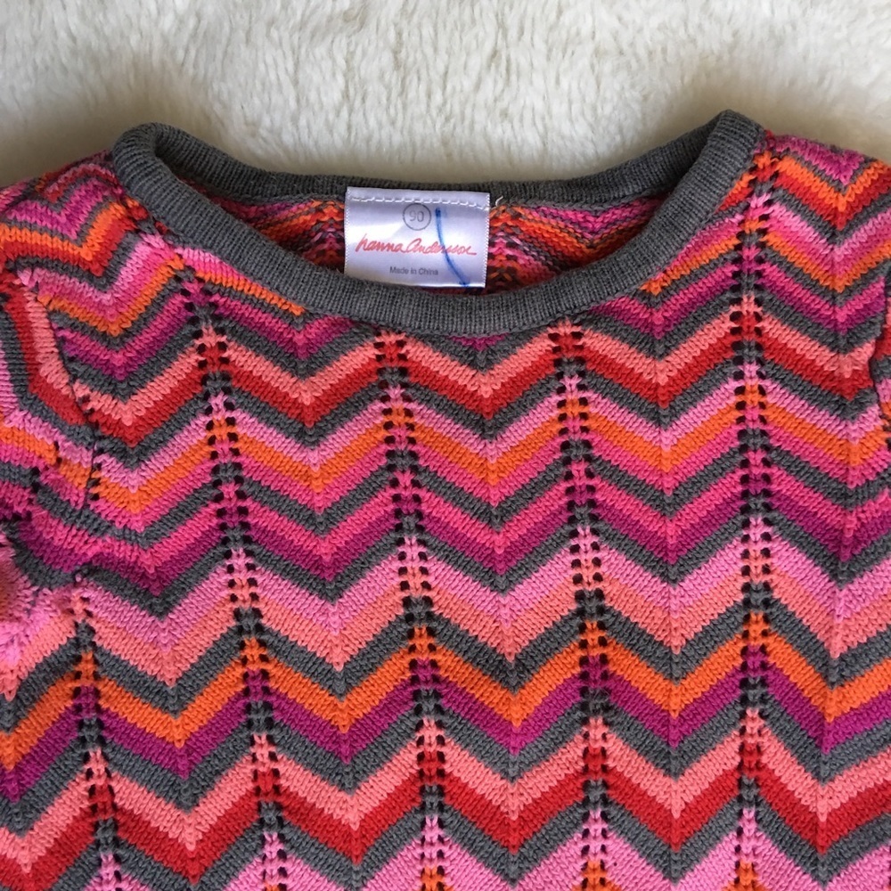 Hanna Andersson Knit Dress size 90 or 3T - Picture 2 of 6